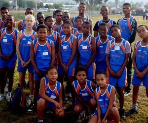 Football foundation athletes receive running kit